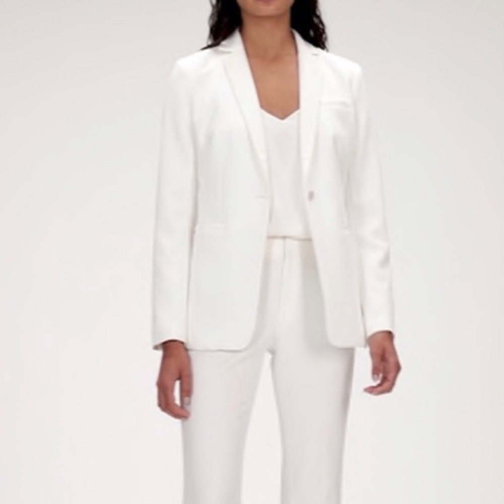 Banana Republic White Blazer